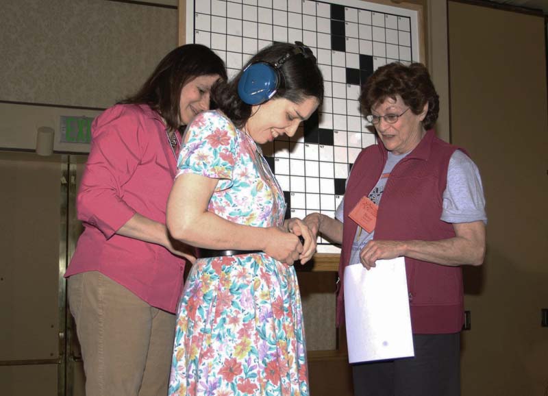 2006 Stamford, Nancy Parsons and Nancy Schuster, Prepping Ellen Ripstein